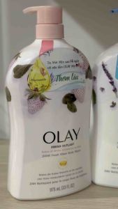 SỮA TẮM OLAY FRESH OUTLAST 975ML DƯỠNG ẨM HƯƠNG NƯỚC HOA NHẬP KHẨU MỸ