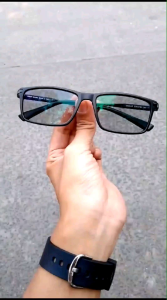 BEST SELLER Kacamata Minus Photocromic Pria Sporty Elastis Optik Ori Asli