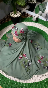 MUKENA TERUSAN DEWASA RAYON MOTIF CANTIK ADEM NYAMAN & HARGA MURAH