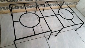Tungku Kompor Gas Rinai / Tatakan / Rangka Kaki Kompor Gas Rinai Double ( kuat)