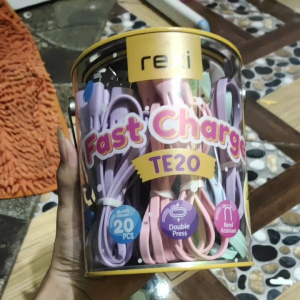 NEW‼️REXI TE20-L [1toples isi20] kabel data lightning fast charging ⚡