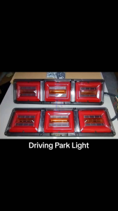 1 Pair(2pcs) -High Quality 24V (18" x 5") WATERPROOF TAIL LIGHTS For All Truck Trailer Elf Forward 10w/6w ISUZU FUSO HINO