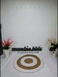 Gamis Ibu Anak Baju Dress Malika Kaftan Polos Rayon Twill Model Lebaran 2024 terbaru