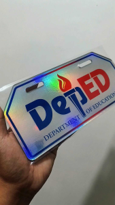 DEPED E-BIKE PLATE (9X4.25 INCHES)