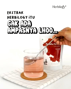 Herbilogy ROSELLA FLOWER 100gr Extract Powder Menurunkan Darah Tinggi dan Kolesterol