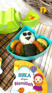 Anasha Rayyan Puzzle Lunch Set Kotak Bekal Anak Tempat Makan Anak