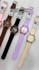BISA-COD JAM TANGAN WANITA ORIGINAL / JAM TANGAN WANITA TAHAN AIR / JAM TANGAN WANITA FASHION KOREA / JAM TANGAN DIVERLAND DD01 / TALI RUBBER TANGGAL AKTIF / CRONO VARIASI