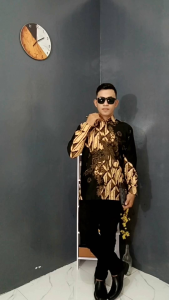Kemeja Batik Solo Pria Lengan Panjang JAYASURA Katun Sanforis Premium