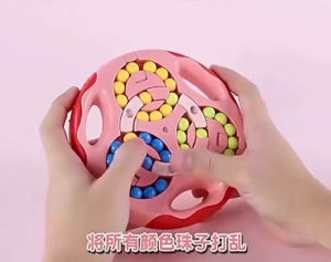 [HeyPop!]Magic Bean Fidget Toys Stress Relief Fingertip Toys Educational Brain Game Rotate Puzzle Cube For Adult And Kids