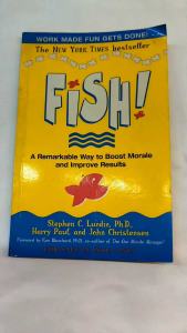 Fish! A Remarkable Way to Boost Morale and Improve Business and human resource book | old unused