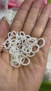 Mô hình nhựa hình tròn hình tim hình nơ làm handmade