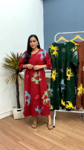 DASTER SUPER JUMBO LD 140CM RAYON TEBAL MOTIF LUKIS