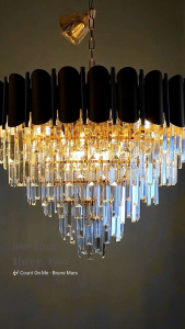 Goodjayalighting Lampu Gantung Crystal Modern Import 75cm Elegan & Memukau Cocok Untuk Pencahayaan Interior Ruangan Anda