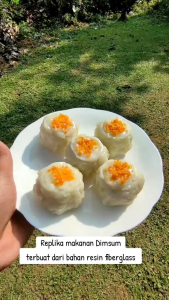 Replika makanan dummy dimsum Frozen / Edukasi anak / Dekorasi meja makan / Display Restaurant Hotel Dan lain lain