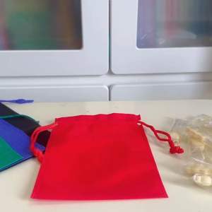 Non-woven drawstring bag toy building block storage drawstring bag water cup gift gift dust bag