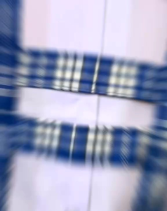 TERNO BLOUSE & PALDA NO JUMPER BLUE CHECKERD