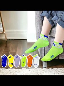 Kids 8-12 Years Old Boy And Girl Quarter Socks Korean Japan Style Cotton Mesh Socks Quality AS-915