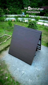 Gazebo 14x14 Triangle Hard Solid Wood Pondok Kayu Handmade Outdoor Bilik Rumah Sewa Guesthouse Cuti Holiday Home Garden