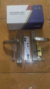 Khóa tay gạt AG innox khóa hệ vát cạnh innox