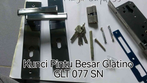 Kunci Pintu Besar Glatino 077 SN / Handle Pintu Besar Glatino 25cm