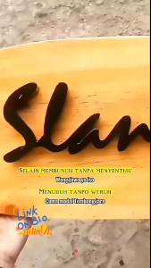 Huruf Kayu Untuk Dekorasi & Interior