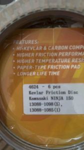 Kampas Kopling Racing Plat Kopling Ninja 150CC 2T 100 Original Daytona Kode 4624