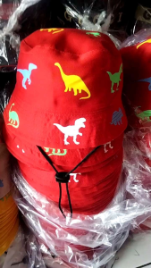 Topi bucket Hat anak Topi anak kalakter dino