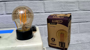 LUXCO LAMPU LED FILAMEN G45 4W 2700K E27 WARM WHITE SNI KUALITAS TERJAMIN