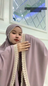 Mukenah Inara Dewasa Traveling premium import jumbo katun cantik 2 in 1 terbaru