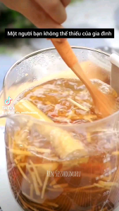 Trà Detox Mía tre Tuyết Lê tặng ly thủy tinh