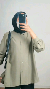 Kemeja Mulan Atasan Wanita Blouse Busui Friendly