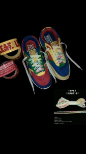 ORIGINL Shoelaces/tali sepatu katakana series three color by daad.co Type J