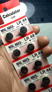 BATERAI MAXELL LR44 AG13 L1154 357 A76 PR44 1.55volt Micro Alkaline Cell PERLEMBAR ISI 10 PCS