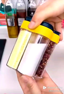 Tempat Bumbu Rempah 5 in 1: Wadah Penyimpanan Condiment Masak Bentuk Bunga