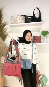 Slingbag Wanita waterproof Tas slempang wanita dua tali by maciku