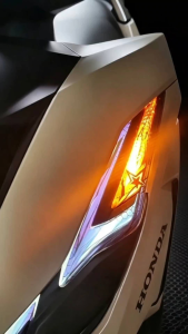 HONDA CLICK 125i V4 EYELINE DECAL INDO STICKER KILAY TINT PROTECTOR