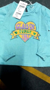 🔥HOT SALE 2026🔥INSPIRED DESIGN PONEY GIRLS TURQUOISE CLASS OF 1992 ICON LONG SLEEVE SHIRT FOR BABY TODDLER KIDS