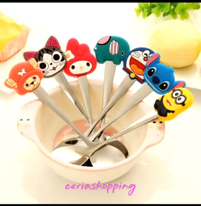 Sendok Teh Karakter Kartun Lucu Imut / Tea Spoon Stainless
