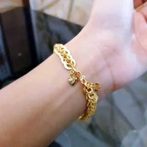 Gelang Tangan Wanita Kuning Emas 24K
