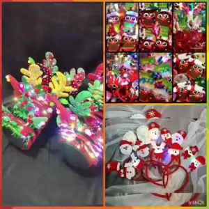 BANDO NATAL LED IMPORT PREMIUM / BANDO SANTA CLAUS ELASTIS MEWAH / BANDO NATAL PER TUING TUING / BANDANA NATAL LAMPU LUCU UNIK MURAH / BANDO TANDUK RUSA NATAL / CHRISTMAS HEAD BAND | BNC87758611