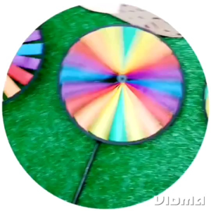 กังหันลม การ์ตูนสัตว์