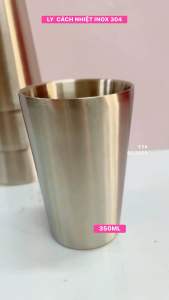 LY INOX 304 CÁCH NHIỆT 350ML / LY UỐNG NƯỚC