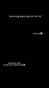 Bushing Bearing Rear Wheel Ukuran 30*42*19 (63Z)