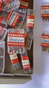 Mini | Small Head Pins 26mm*50pcs approx. | Straight Pin for different fabric using dressmaker Pins by SewWearStore