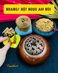 Nhang Vòng /Nhang khoanh Ngọc Am Núi- thơm ngọt ấm- rất thư giãn và tẩy uế hiệu quả- Tanustore