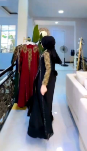 abaya Wilona turkey arab//Abaya dewasa varian warna//Abaya kekinian 2024//Gamis bahan Jersey premium kombinasi ceruty premium//
