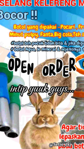 nipel kelinci selang kelereng M3 PAKET 20 PC pipa tebal dot kelinci nipple hewan untuk kelinci kucing hamster musang marmut Guinea termurah pusat grosir