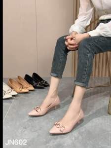 JOANNE Elegant Chain High Heels Shoes Wanita #JN602