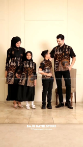 Batik couple family baju batik couple ayah dan anak laki usia 2-12thn