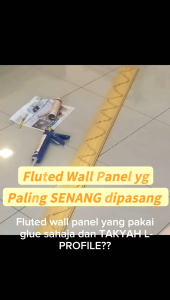 PREMO DIY Fluted/Flat Wall Panel-290cm Long (9.5ft)-Duo Tone NEW -Modern Wall Decoration--Feature Wall-木纹墙板 装饰